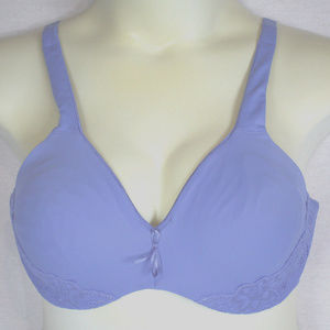 Olga 35963 Luxury Lift Minimizer UW Bra 36 C Blue